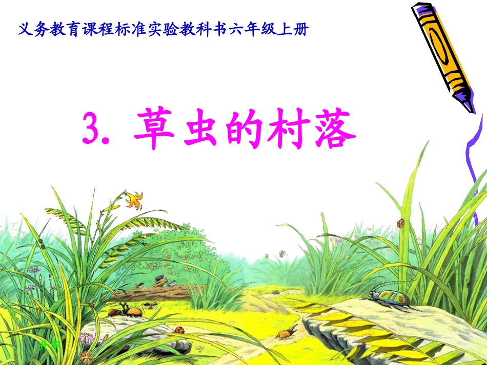 3草虫的村落课件(1)_第1页