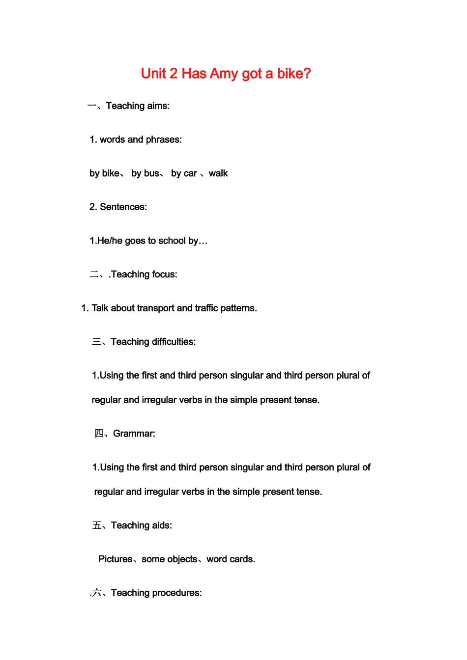 Module-9-Unit2-She-goes-to-school-by-bike教1_第1页