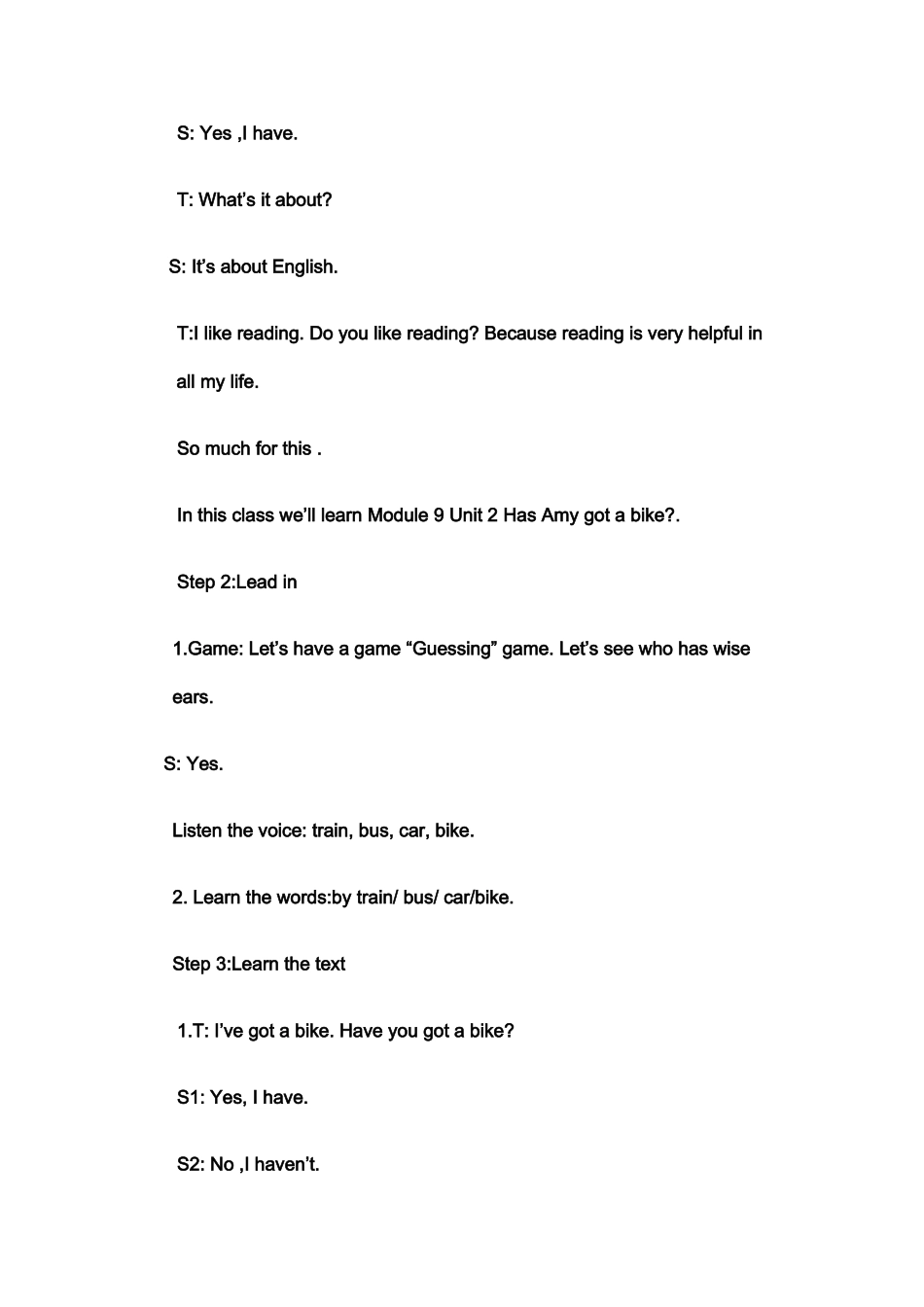 Module-9-Unit2-She-goes-to-school-by-bike教1_第3页