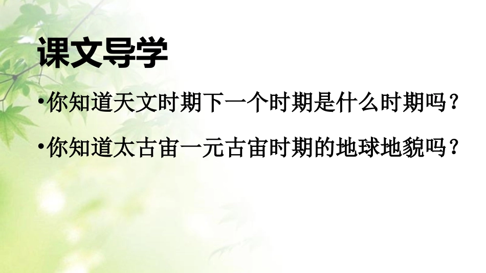《太古宙一元古宙时期》课件_第2页