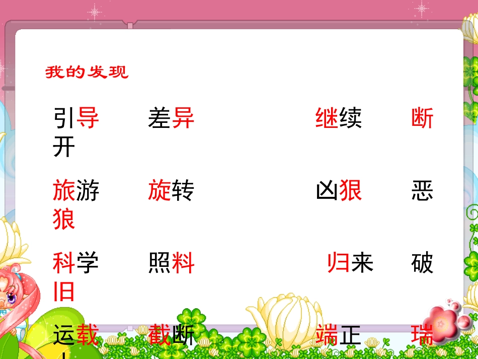 人教版小学三年级语文下册《语文园地八PPT课件》_第2页