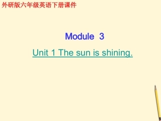 六年级英语下册-Module3-Unit1(2)课件-外研版
