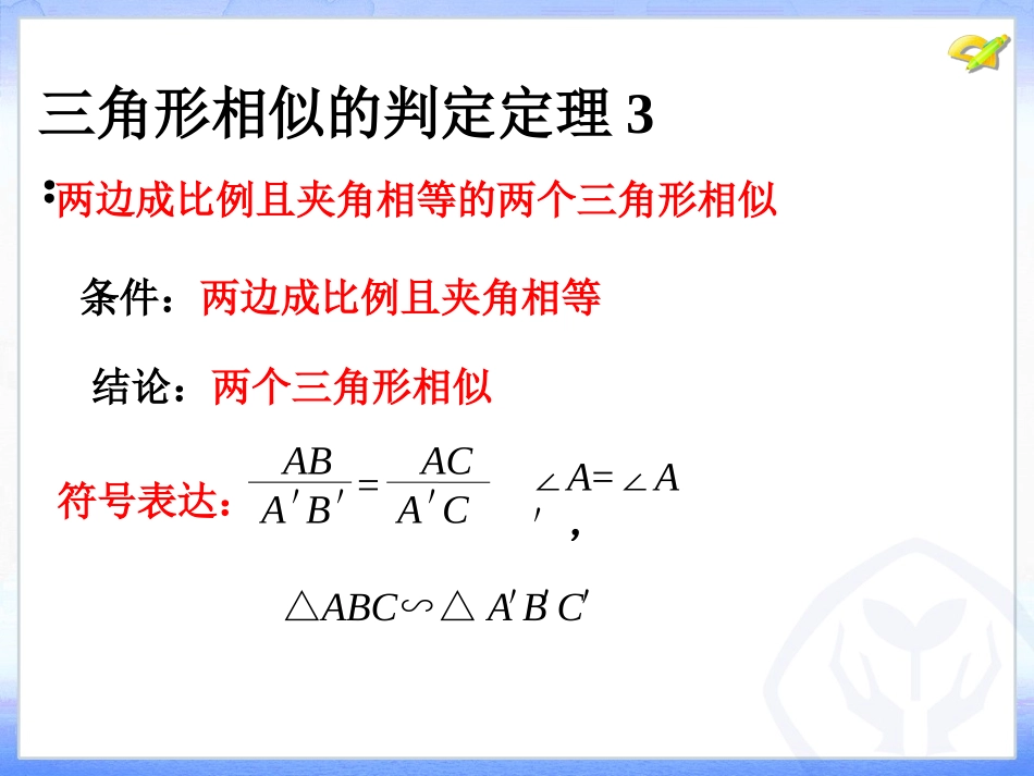 27.2.1-----相似三角形判定----_第3页