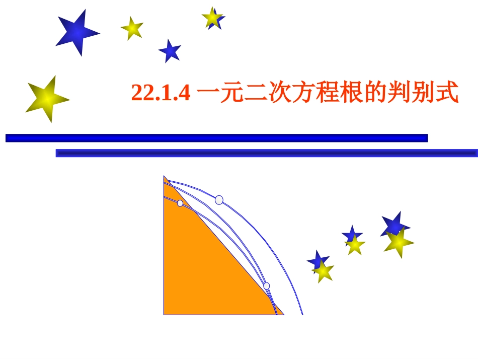 一元二次方程根的判别式_第1页