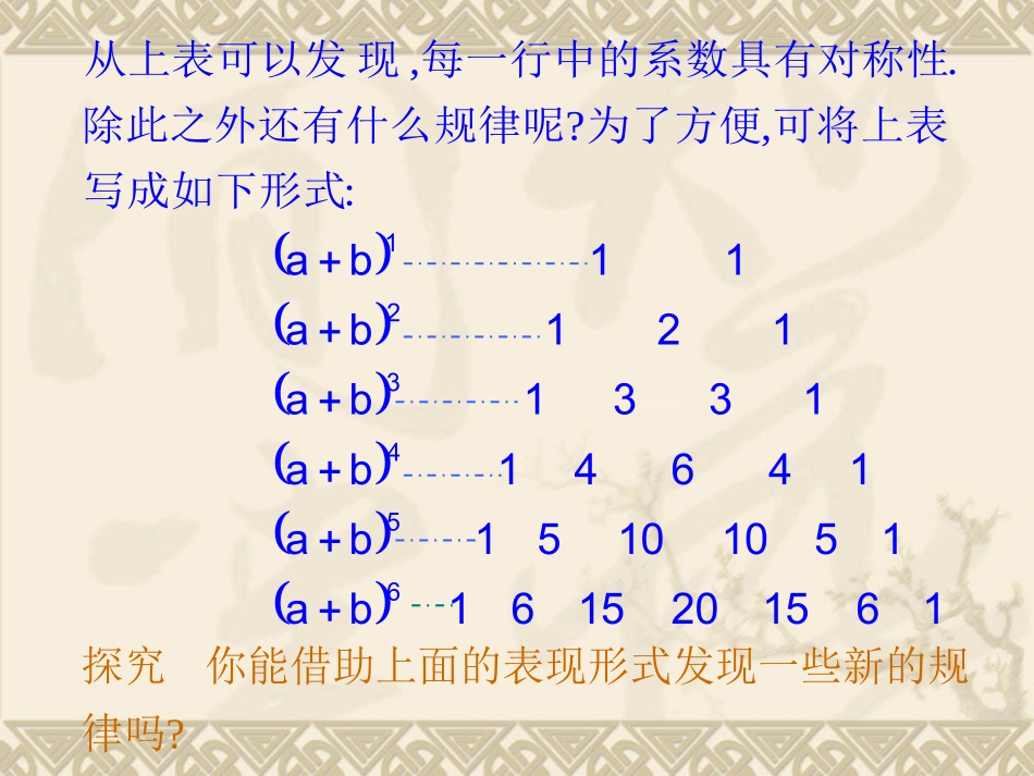 1.5.2二项式系数的性质及应用_第3页