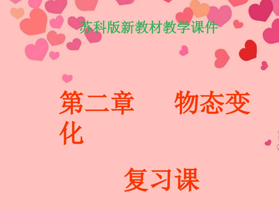 江苏省徐州市第三十四中学八年级物理上册《第2章-物态变化》课件-新人教版_第1页