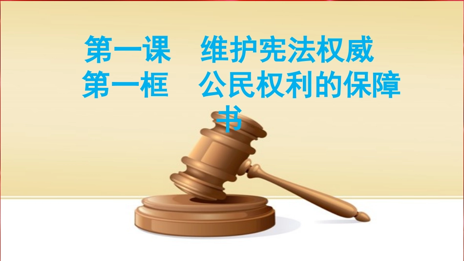 公民权利的保障书_第1页