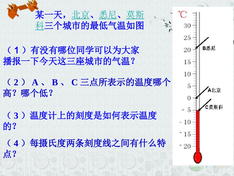浙江省奉化市七年级数学上册-数轴课件-浙教版_第1页