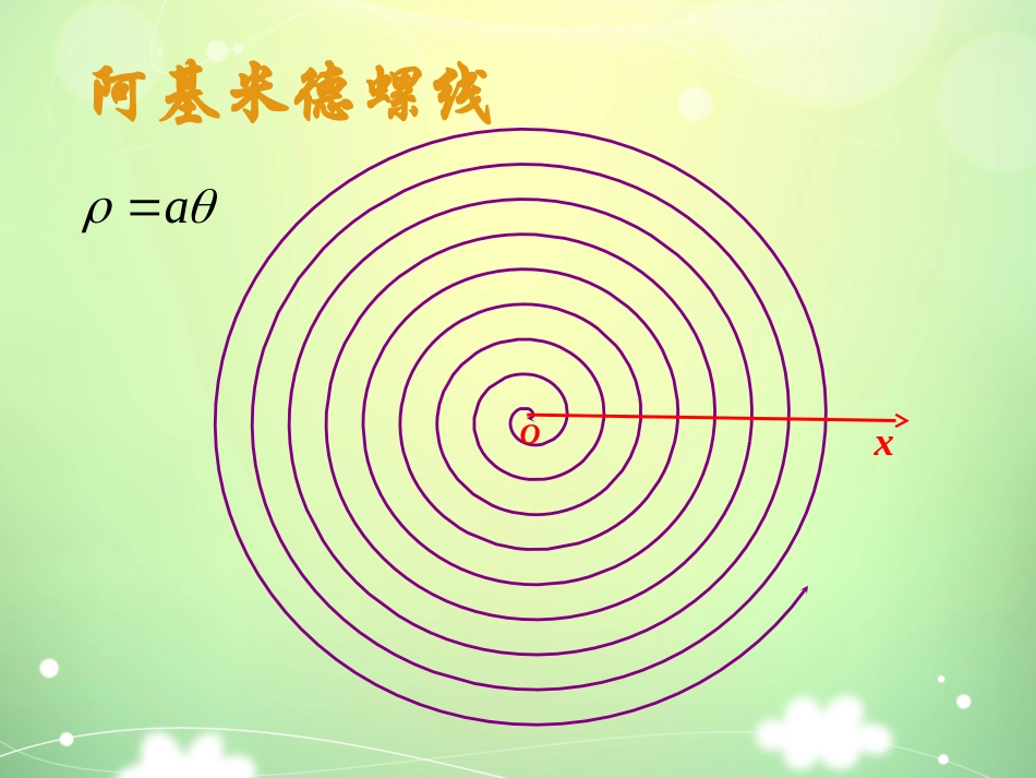 1.4.1圆心在极轴上且过极心的圆_第3页