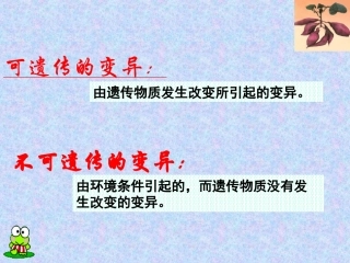 生物的变异现象-(2)
