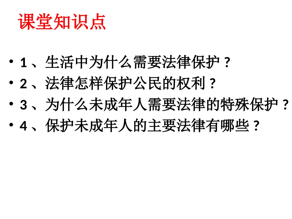 第五单元第一节生活中的法律保护(修改)_第3页