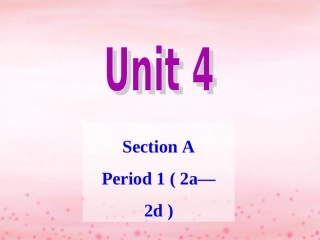 九年级英语Unit-6-Section-A-1听课课件