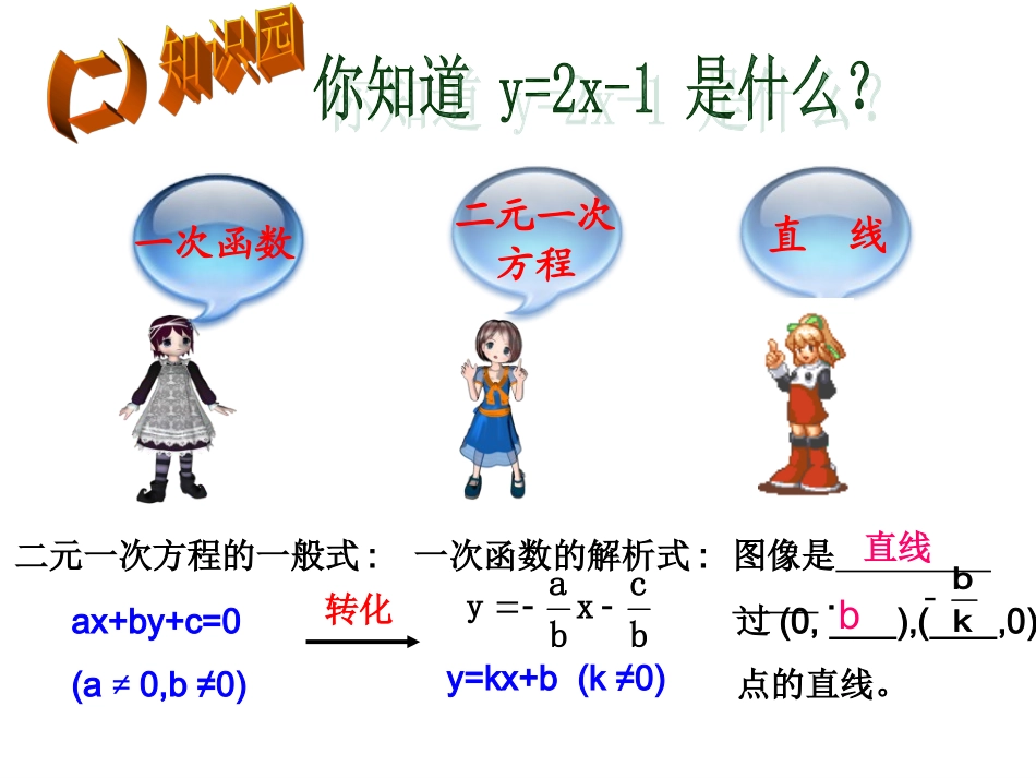 初中二年级数学上册第14章-一次函数14.3-用函数观点看方程(组)与不等.第二课时课件_第3页