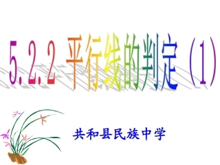 5.2.2平行线判定-(3)