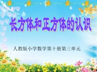 《长方体和正方体》教学课件1