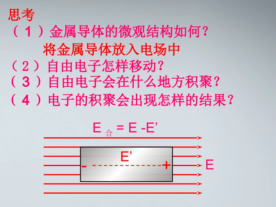高中物理-1.3-静电与生活-课件-沪科版选修3-1_第3页