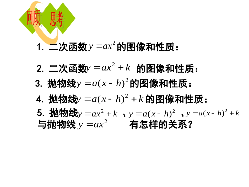 二次函数y=ax2+bx+c的图象和性质.2.4二次函数y=ax2+bx+c的图像和性质第5课时课件_第2页