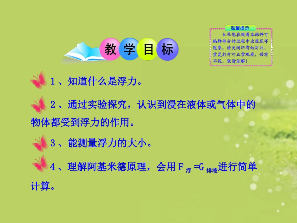 2013年八年级物理全册-7.4-阿基米德原理教学课件-沪科版(新课标)_第2页