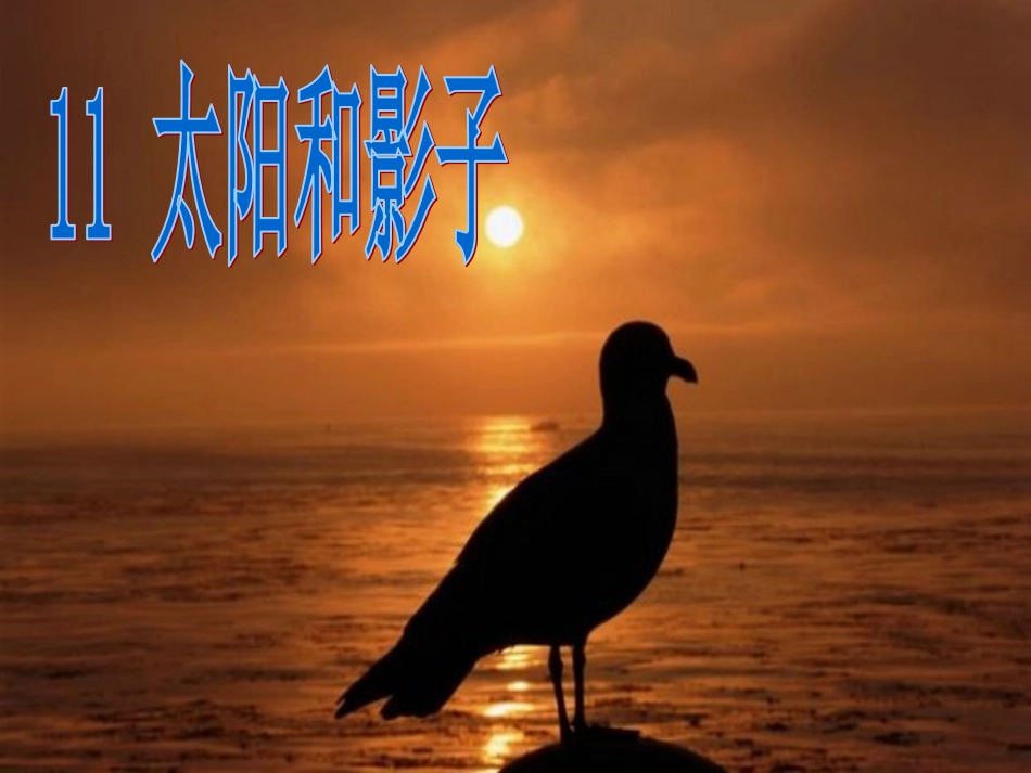1太阳与影子_第1页