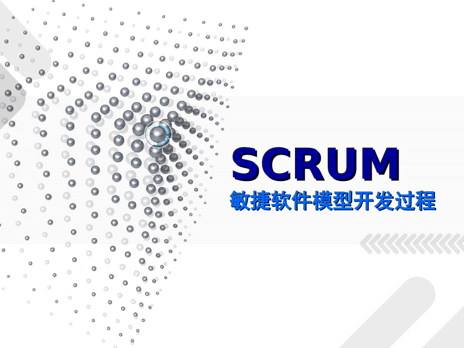 SCRUM敏捷软件模型开发过程_第1页