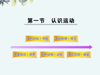 高中物理-1.1认识运动同步教学课件-粤教版必修1