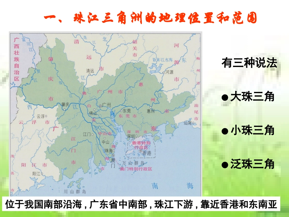 第六节区域工业化和城市化进程-以珠江三角洲为例_第3页