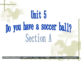 Uunit5-Do-you-have-a-soccer-ball-？