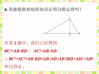 课外练习6-探索相似三角形的条件