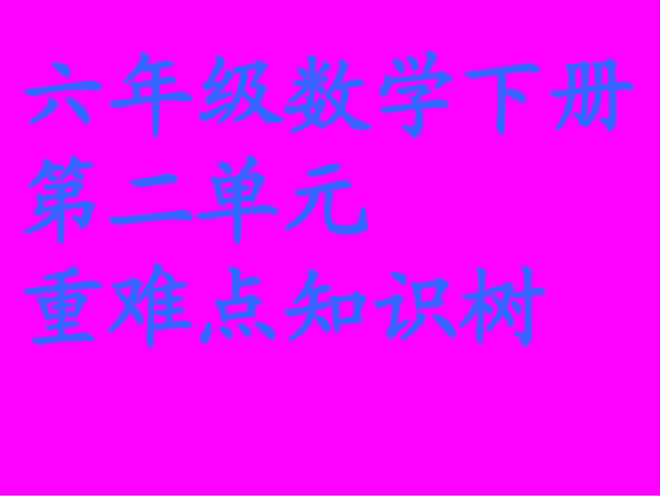 圆柱和圆锥知识树-(2)_第1页