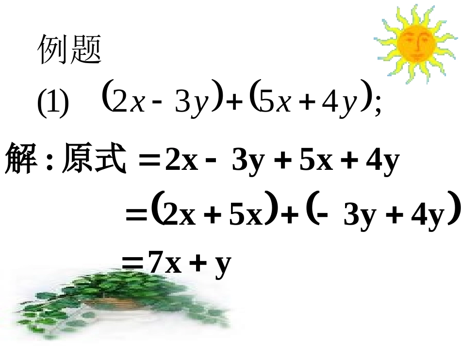 整式的加减3.2整式的加减(3)_第2页