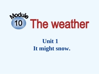 Module-10-The-weather-Unit-1
