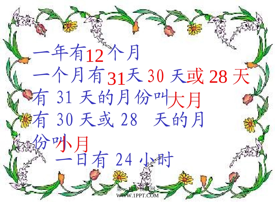 人教课标版小学三年级下册年月日_第3页