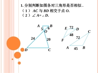 练习2-两个三角形相似的判定
