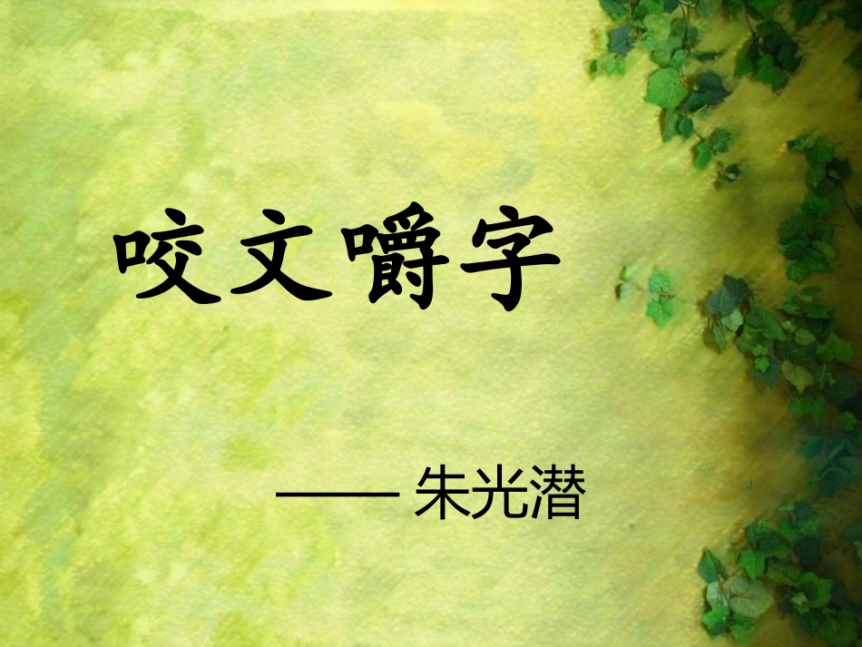 咬文嚼字---ppt_第2页