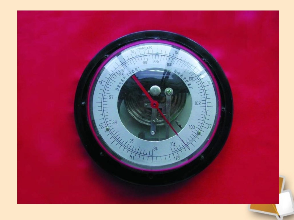 福建省晋江首峰中学八年级物理《空气的“力量”》第二课时课件-人教新课标版_第3页