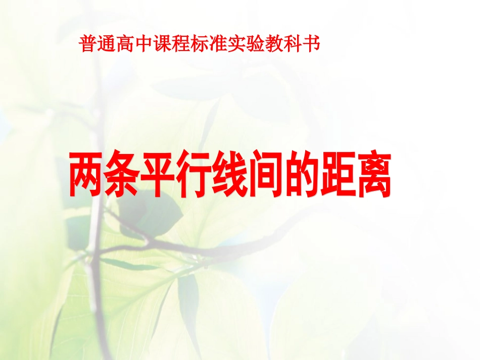 3.3.4两条平行直线间的距离-(3)_第1页