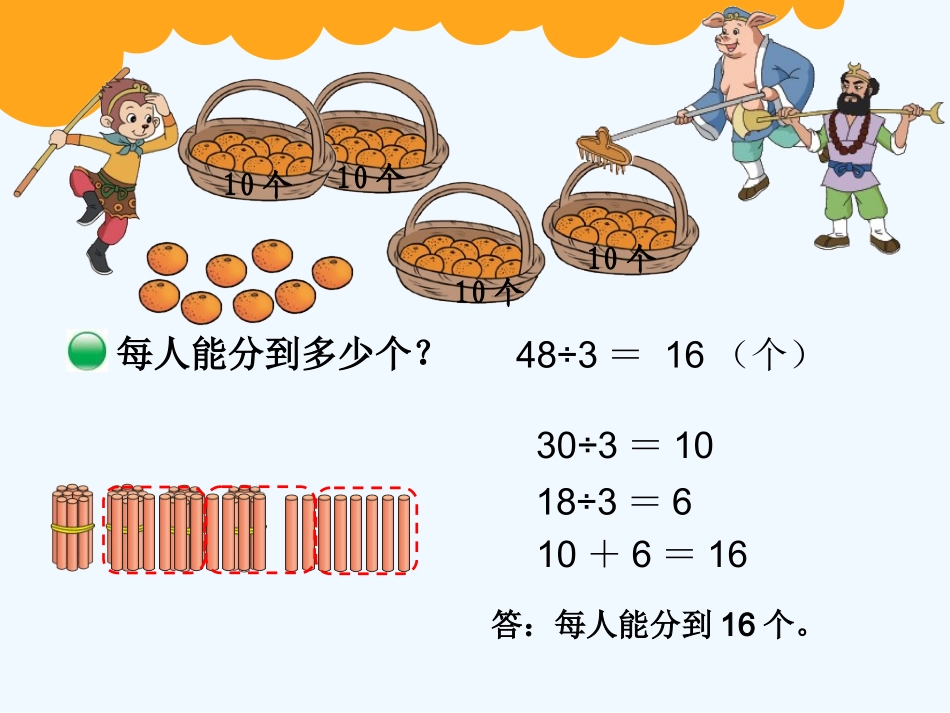 小学数学北师大2011课标版三年级《分橘子》.2《分橘子》ppt课件_第2页