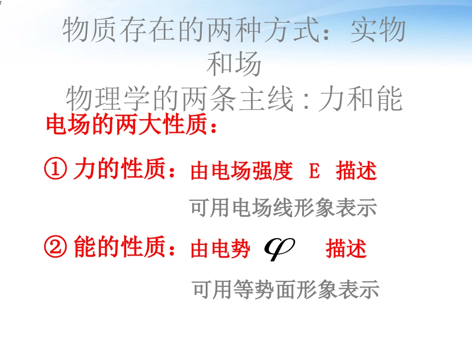 高中物理-6电势差与电场强度的关系课件-新人教版选修3-1_第2页