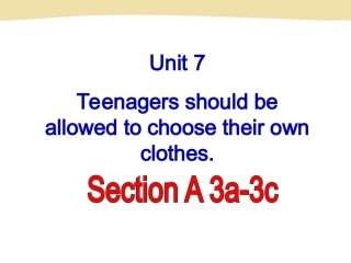 九年级unit-7-Section-A-第三课时