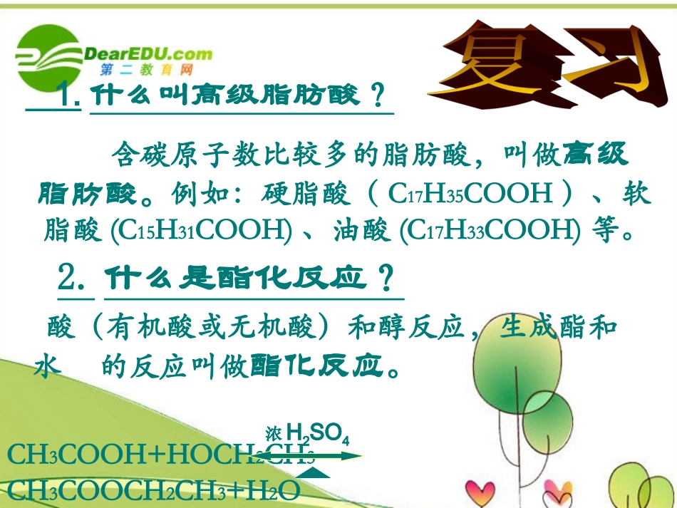 高中化学-生命中的基础有机化学物质课件-苏教版选修5_第3页