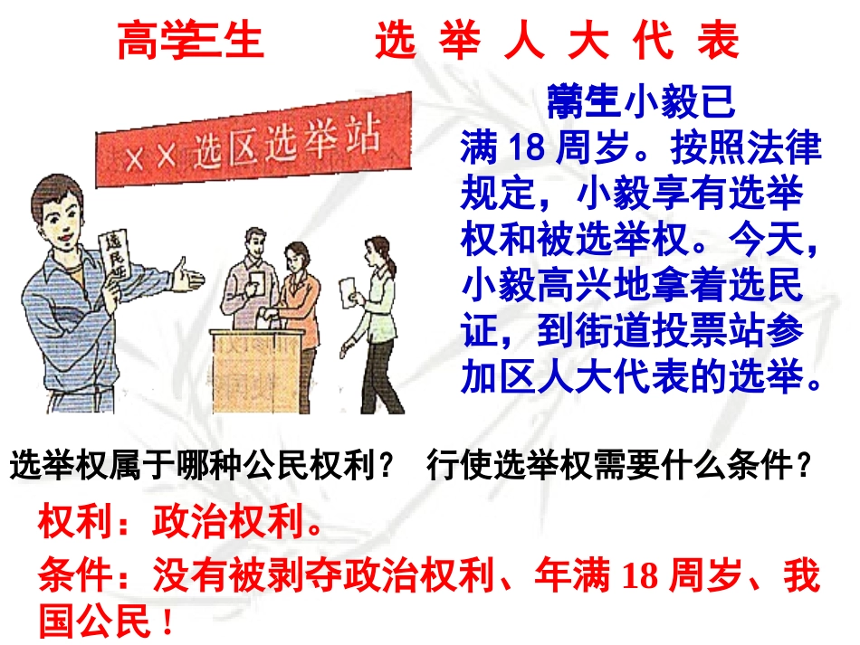 人教版九年级第六课第三框依法参与政治生活PPT_第3页
