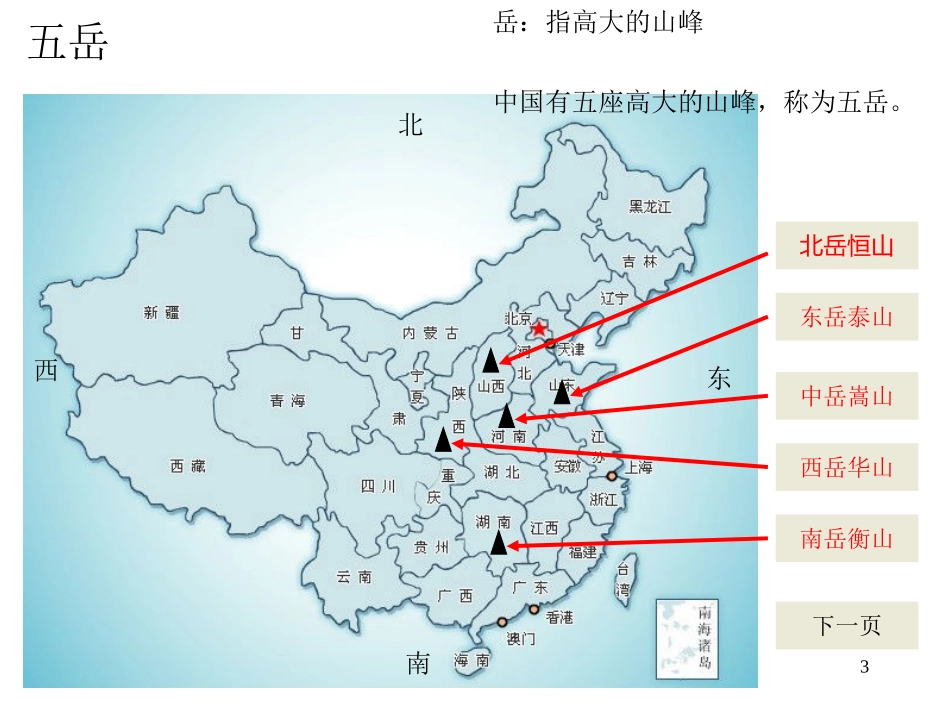 中国名山大川介绍(1)_第3页