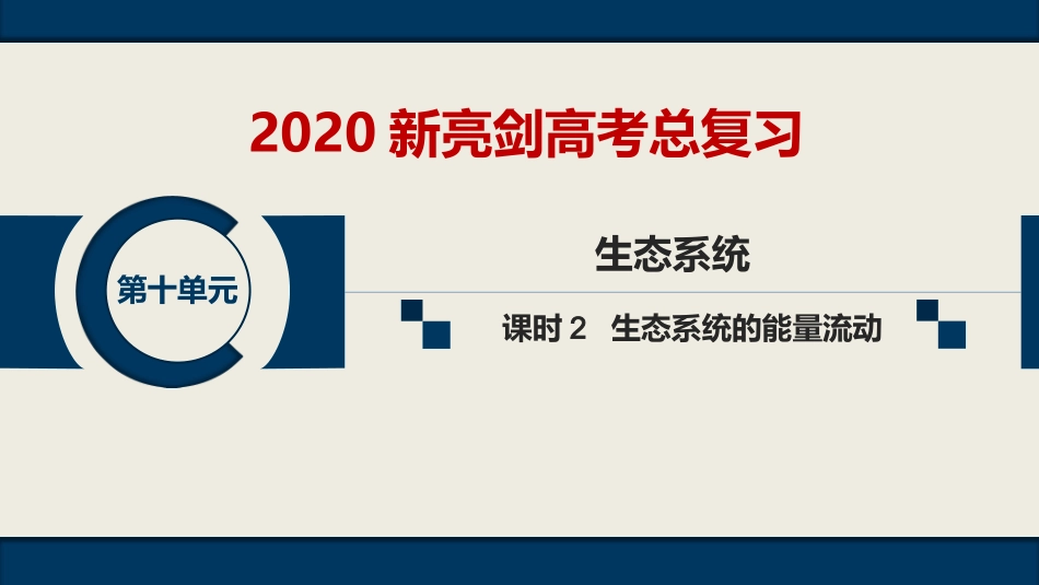 第十单元--课时2--生态系统的能量流动_第1页
