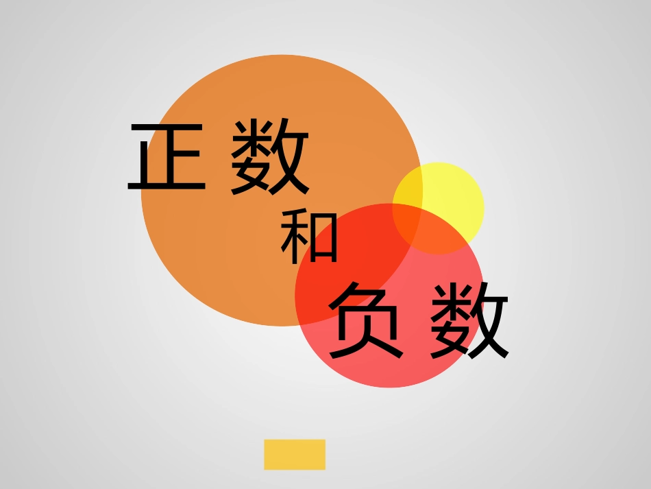 人教版数学七年级上册(新)-课件：1.1《正数和负数》.1《正数和负数》(共13张PPT)_第1页