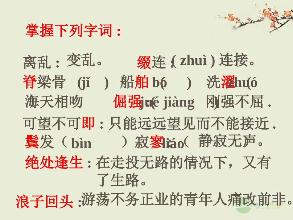 安徽省芜湖市第三十三中学七年级语文《理想》课件(1)-人教新课标版_第2页
