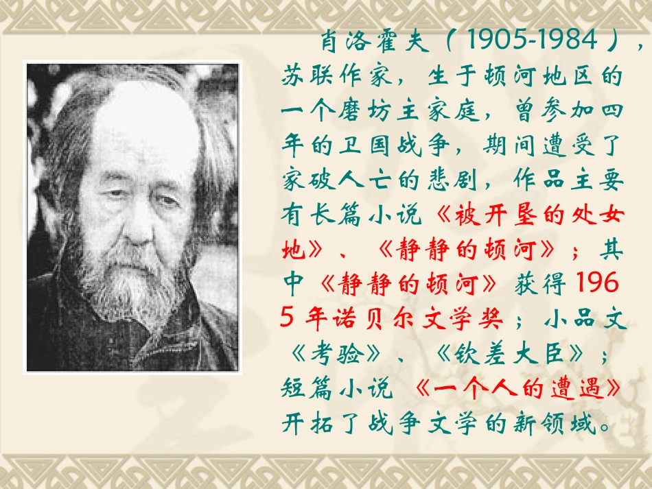 一个人的遭遇(节选)_第2页