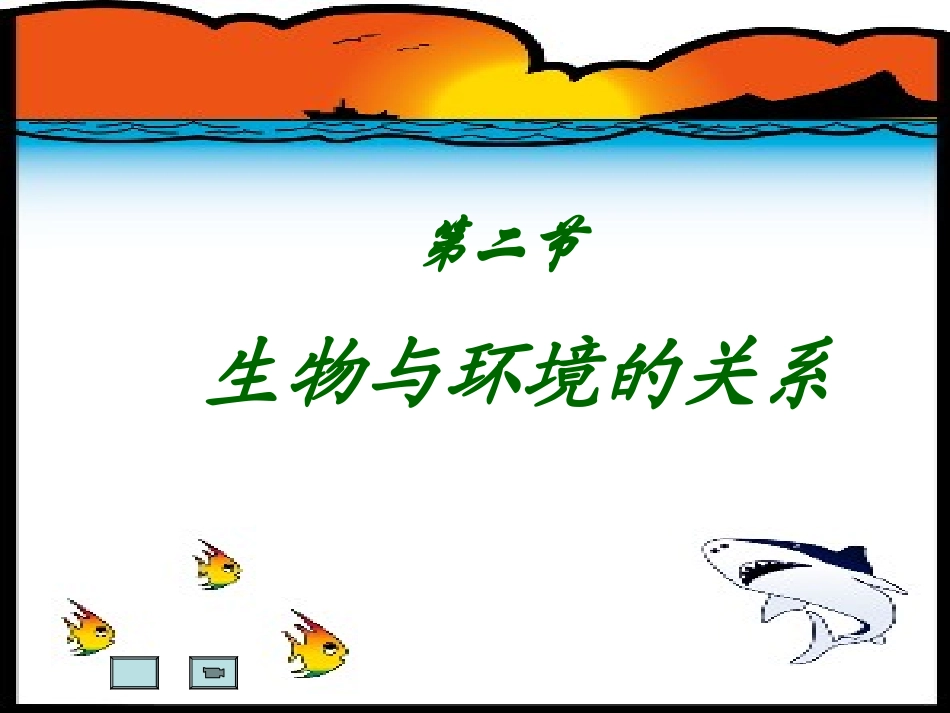 《生物与环境的关系》课件(1)_第1页