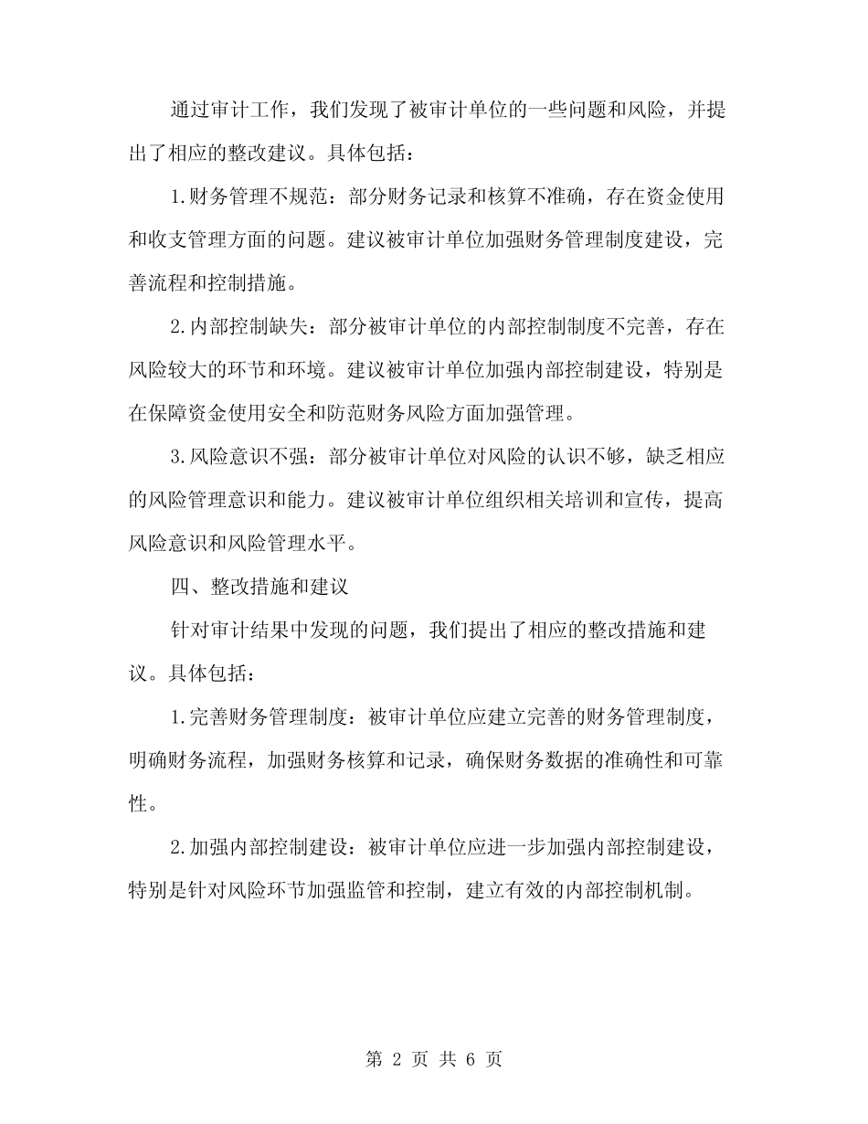 2024年审计年度工作总结报告(2)_第2页