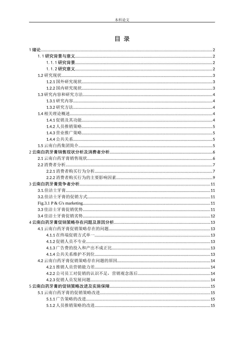 云南白药牙膏促销策略研究论文_第3页