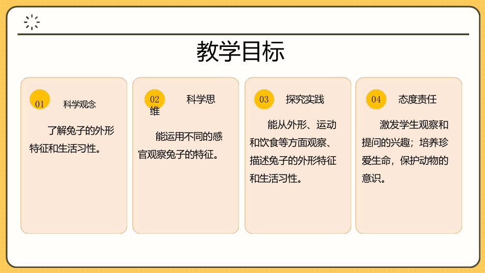 21《观察兔子》课时课件大象版（2024）科学一年级上册_第3页